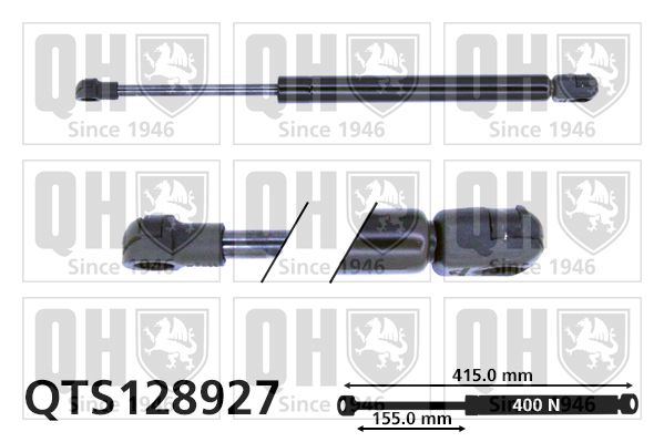 QUINTON HAZELL Газовая пружина, крышка багажник QTS128927